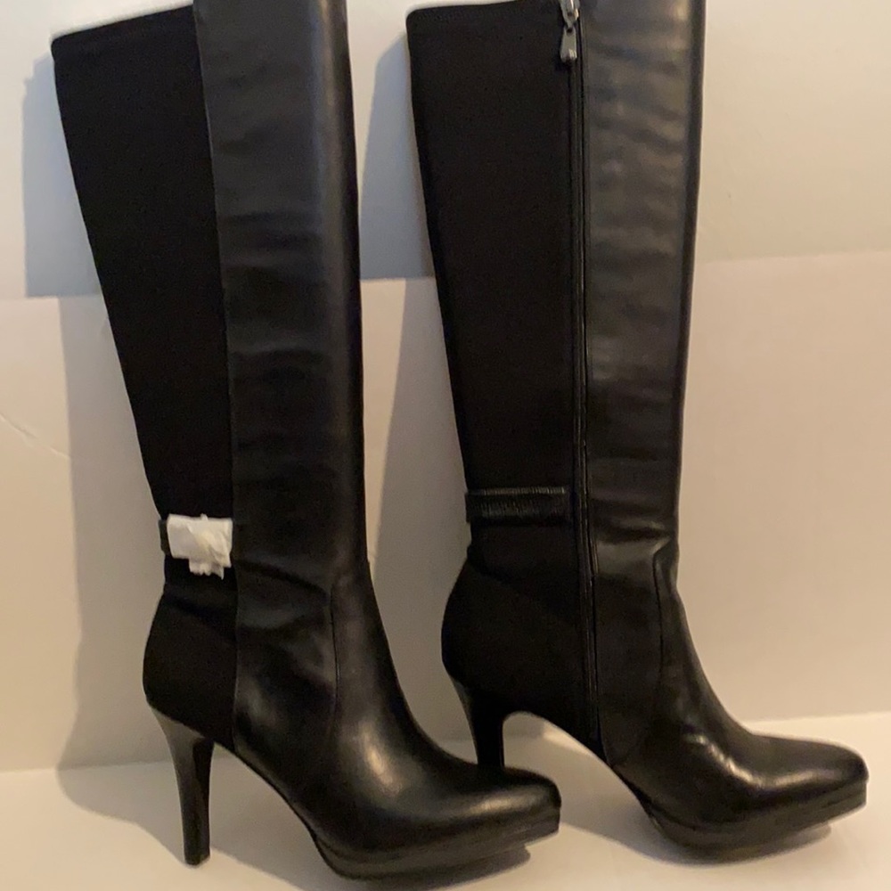 Tahari Heeled Leather Boots